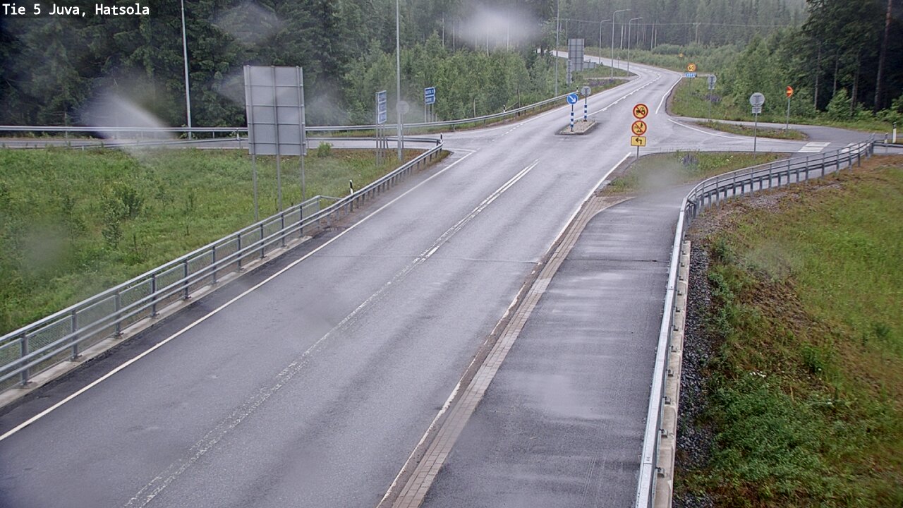 Weather Camera Image Väg 5 Juva, Hatsola, Juva, Etelä-Savo