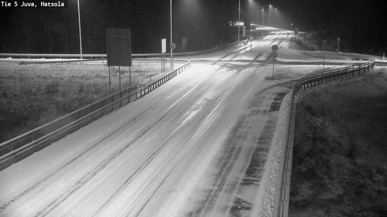 Weather Camera Image Väg 5 Juva, Hatsola, Juva, Etelä-Savo