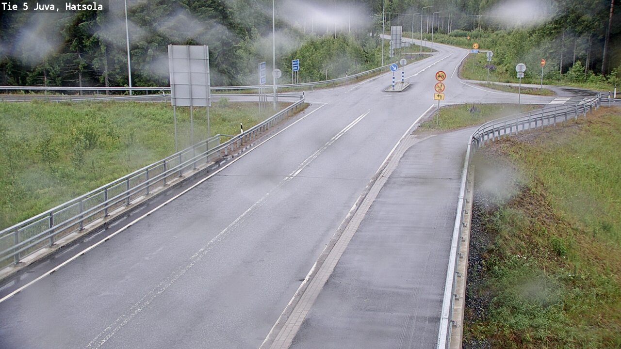 Weather Camera Image Väg 5 Juva, Hatsola, Juva, Etelä-Savo