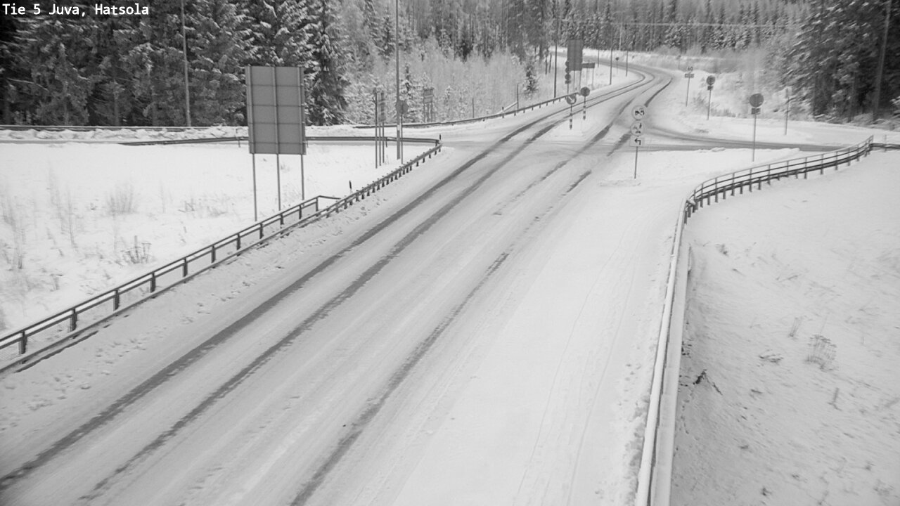 Weather Camera Image Road 5 Juva, Hatsola, Juva, Etelä-Savo
