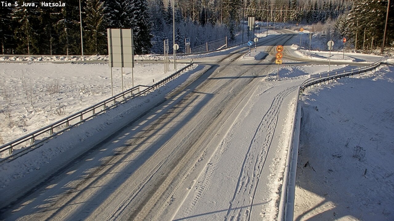 Weather Camera Image Väg 5 Juva, Hatsola, Juva, Etelä-Savo