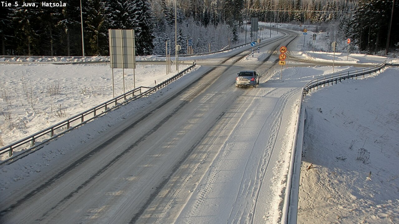 Weather Camera Image Väg 5 Juva, Hatsola, Juva, Etelä-Savo