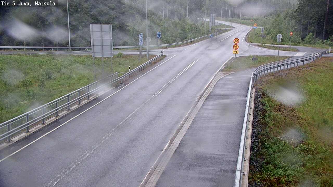 Weather Camera Image Väg 5 Juva, Hatsola, Juva, Etelä-Savo