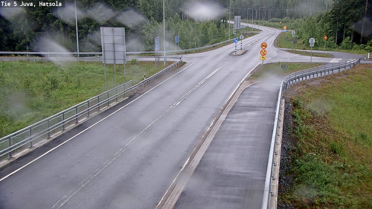Weather Camera Image Väg 5 Juva, Hatsola, Juva, Etelä-Savo
