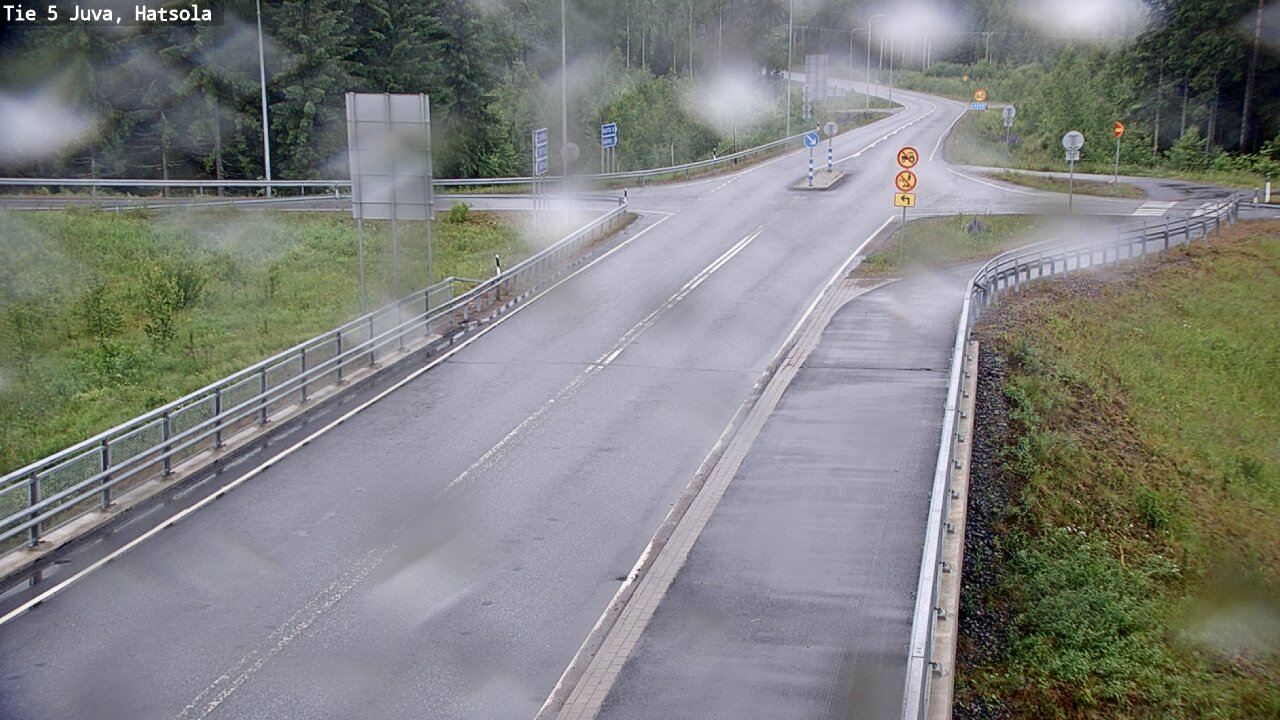Weather Camera Image Väg 5 Juva, Hatsola, Juva, Etelä-Savo