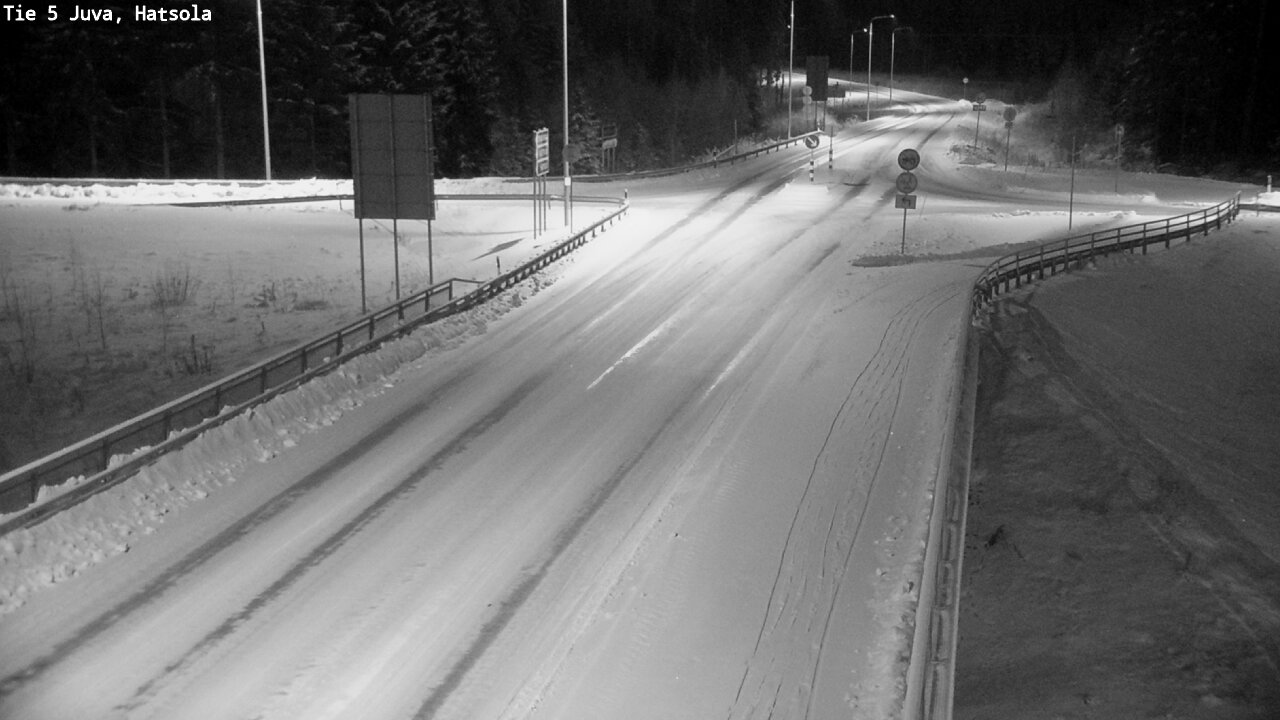 Weather Camera Image Road 5 Juva, Hatsola, Juva, Etelä-Savo