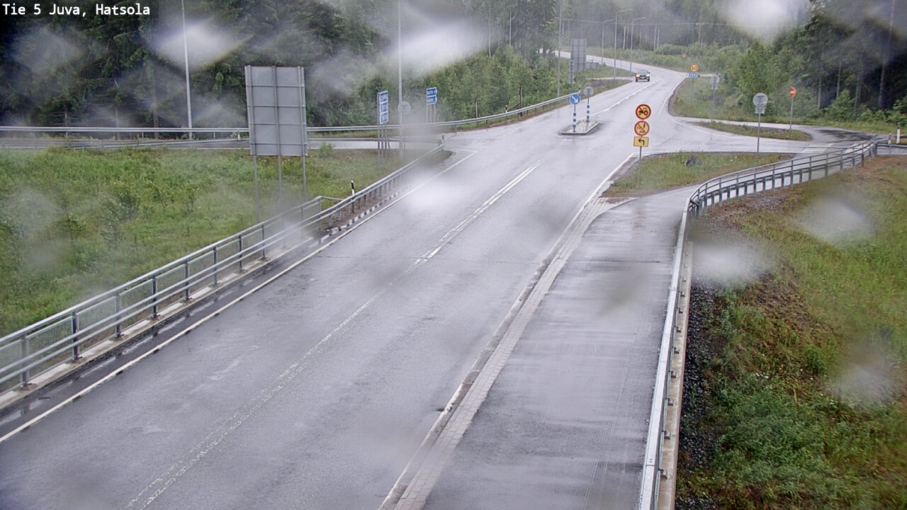 Weather Camera Image Väg 5 Juva, Hatsola, Juva, Etelä-Savo
