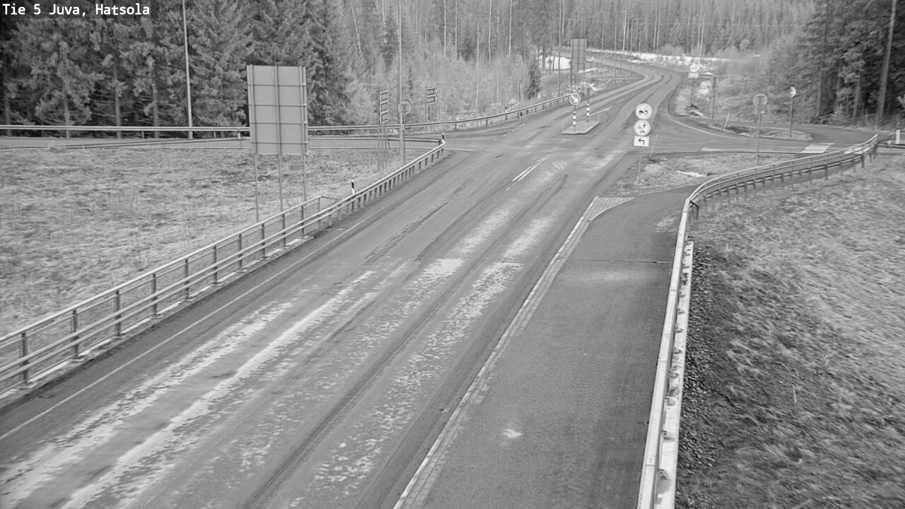 Weather Camera Image Väg 5 Juva, Hatsola, Juva, Etelä-Savo