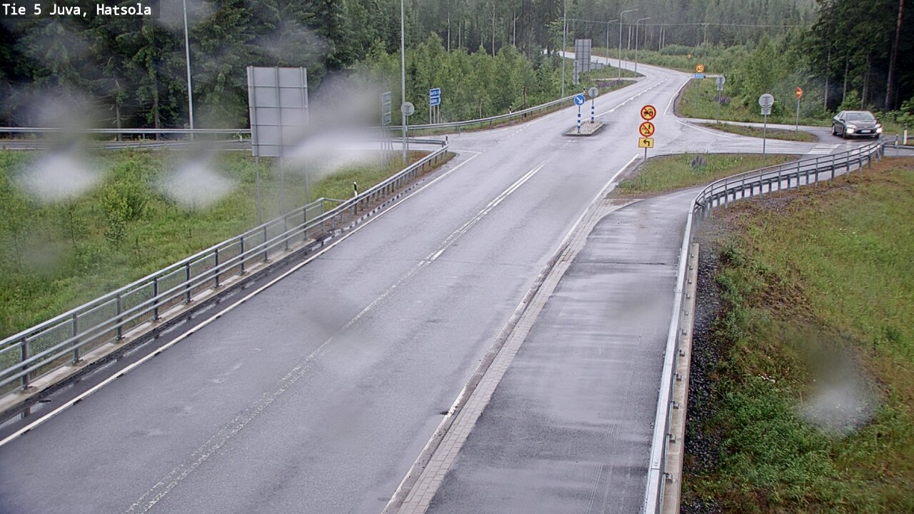 Weather Camera Image Road 5 Juva, Hatsola, Juva, Etelä-Savo