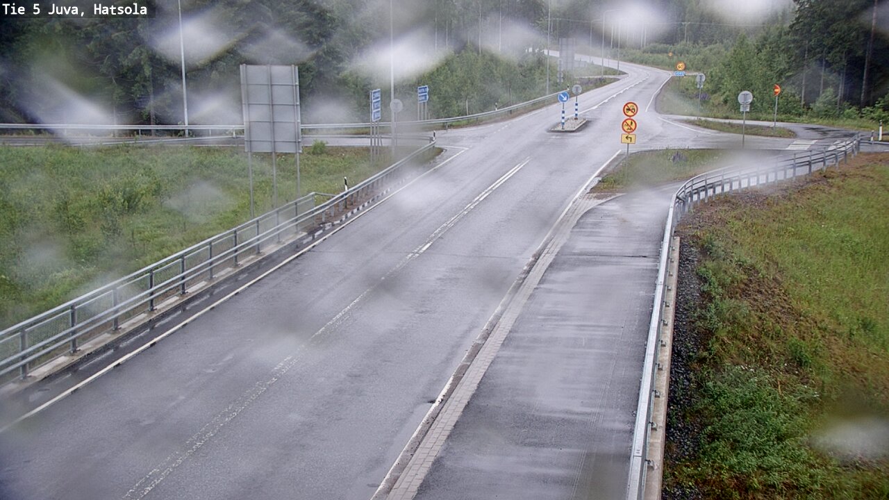 Weather Camera Image Väg 5 Juva, Hatsola, Juva, Etelä-Savo