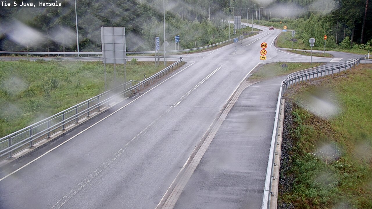 Weather Camera Image Väg 5 Juva, Hatsola, Juva, Etelä-Savo