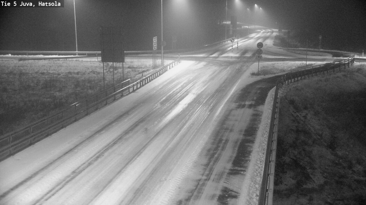 Weather Camera Image Väg 5 Juva, Hatsola, Juva, Etelä-Savo