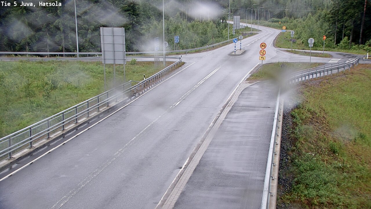 Weather Camera Image Väg 5 Juva, Hatsola, Juva, Etelä-Savo