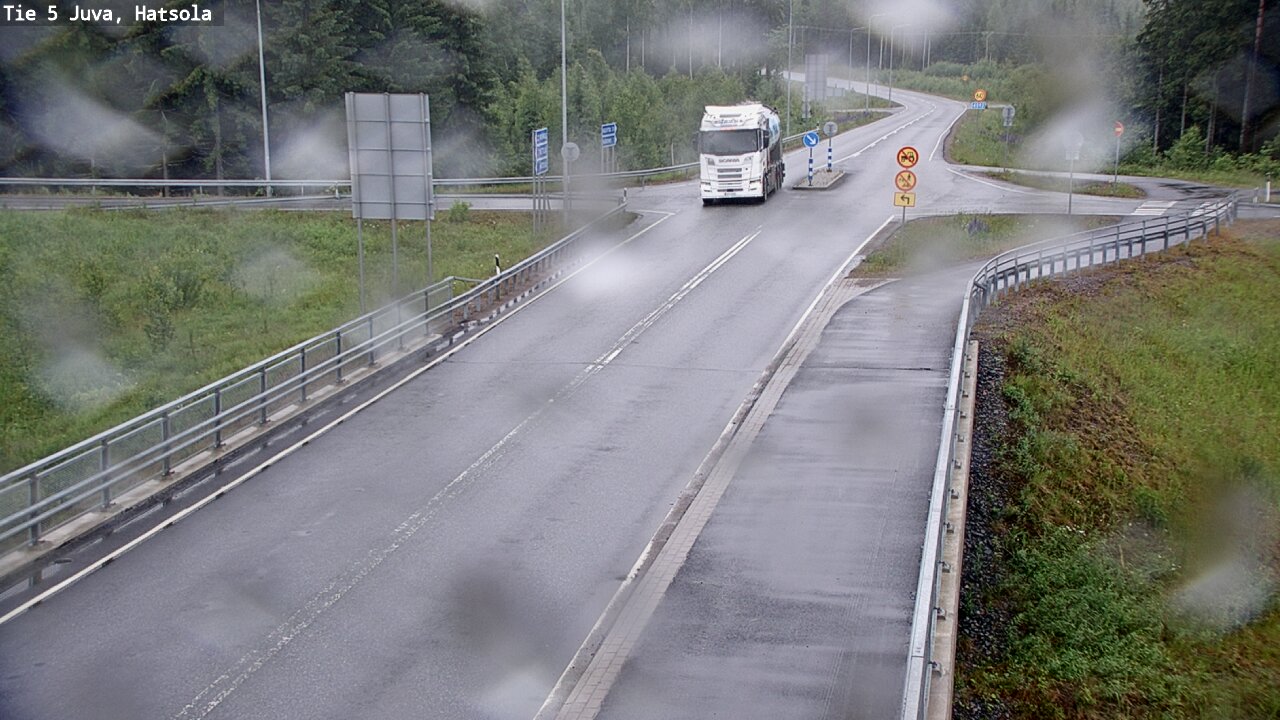 Weather Camera Image Väg 5 Juva, Hatsola, Juva, Etelä-Savo