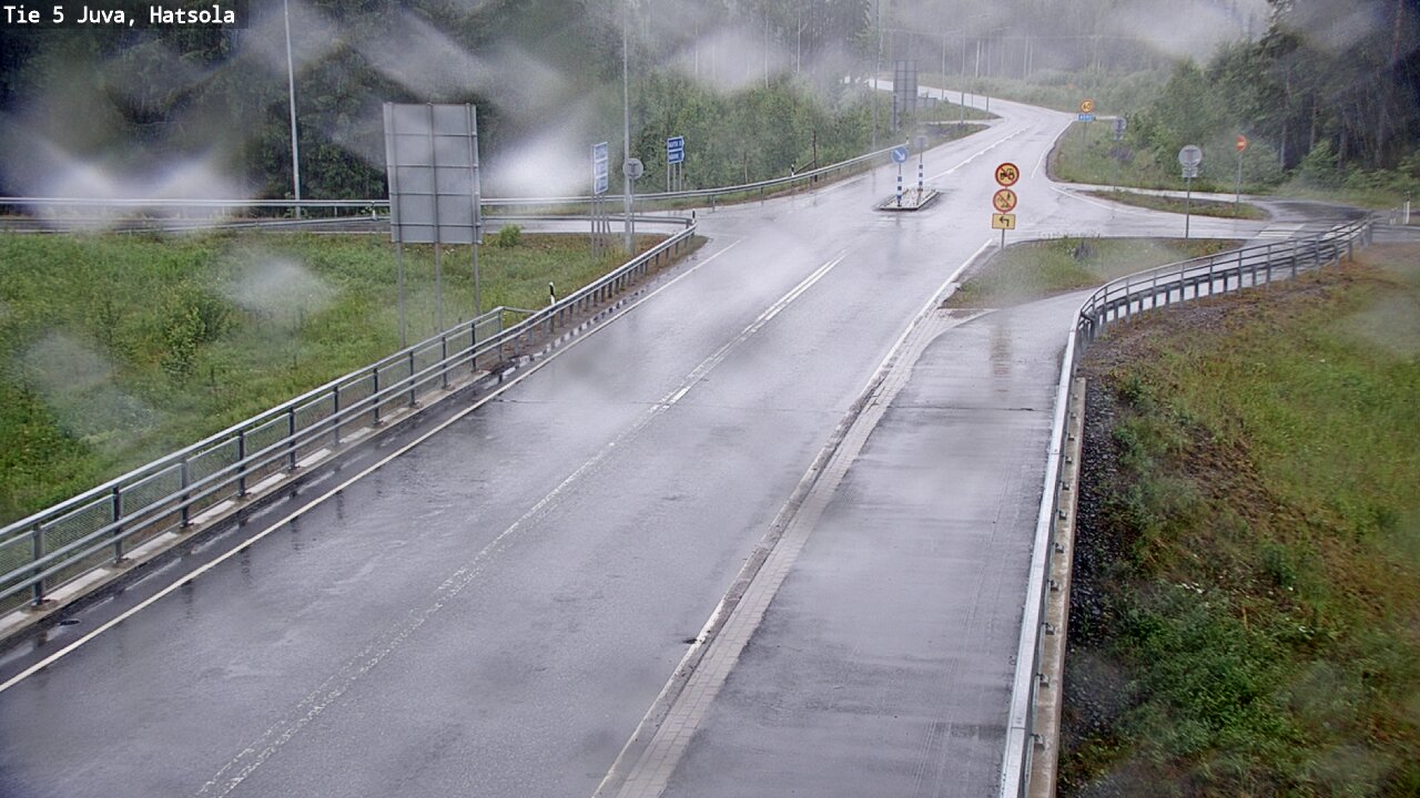 Weather Camera Image Väg 5 Juva, Hatsola, Juva, Etelä-Savo