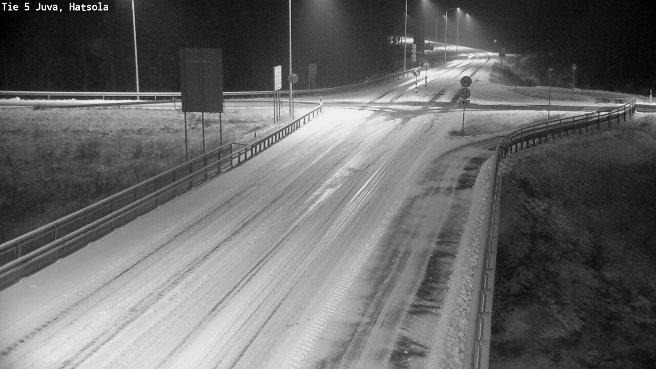 Weather Camera Image Väg 5 Juva, Hatsola, Juva, Etelä-Savo
