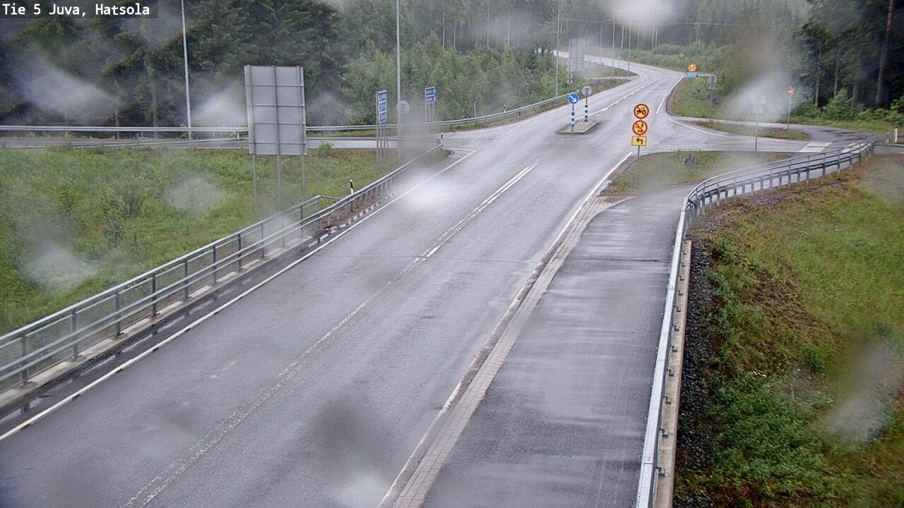 Weather Camera Image Väg 5 Juva, Hatsola, Juva, Etelä-Savo