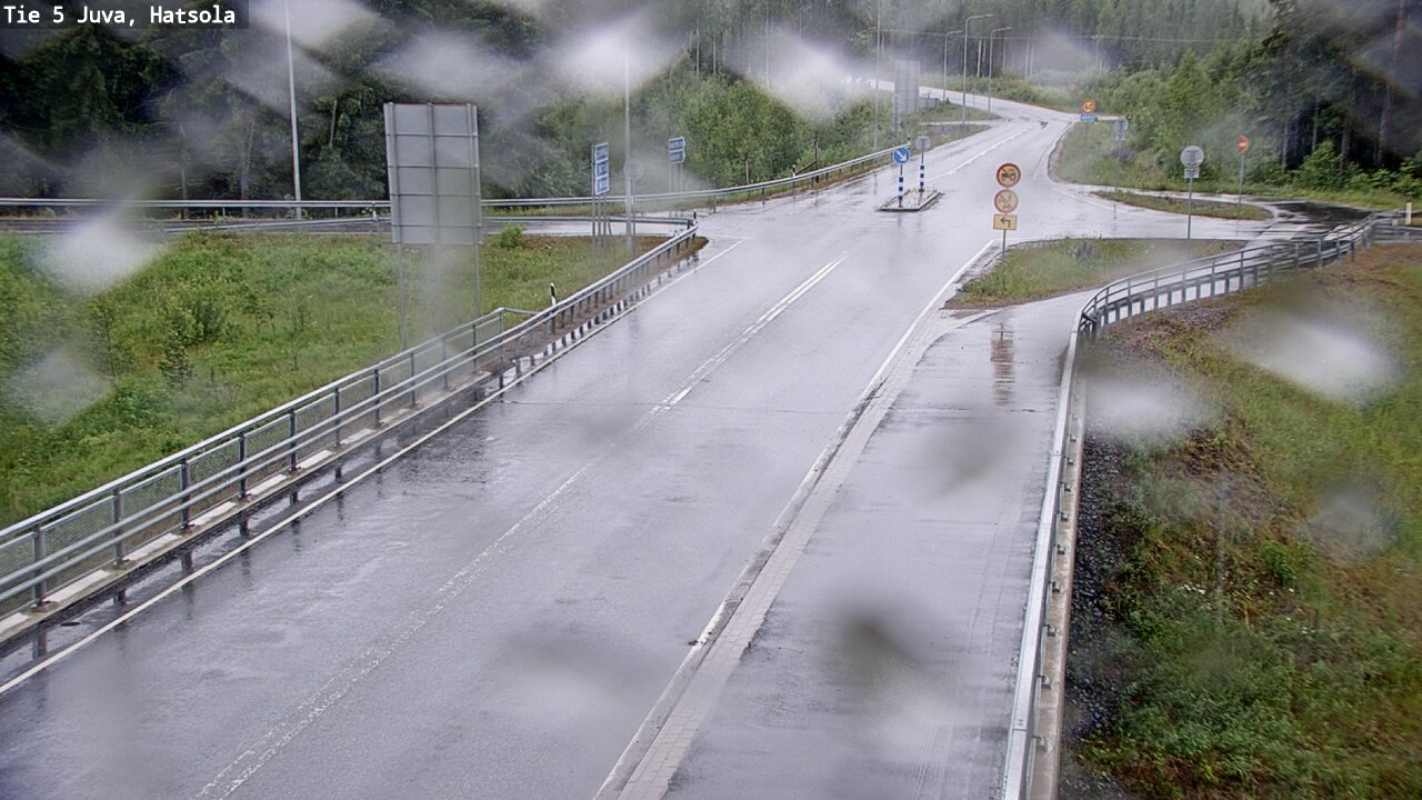 Weather Camera Image Väg 5 Juva, Hatsola, Juva, Etelä-Savo