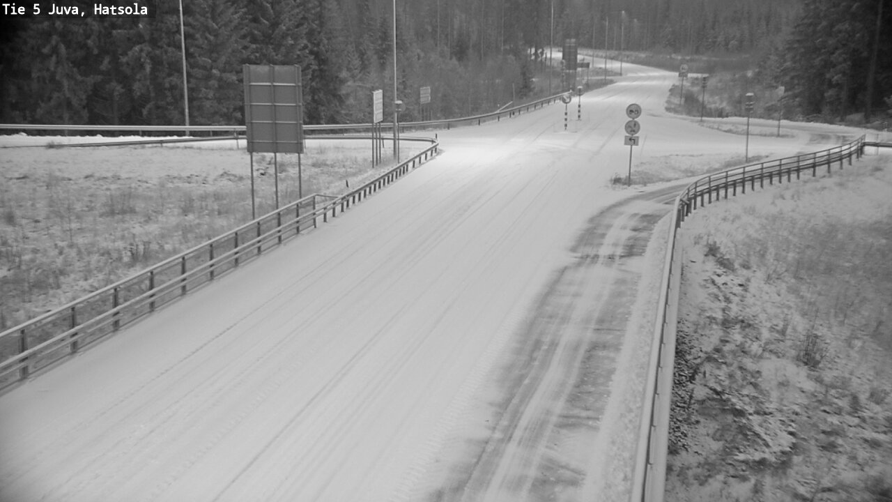 Weather Camera Image Väg 5 Juva, Hatsola, Juva, Etelä-Savo