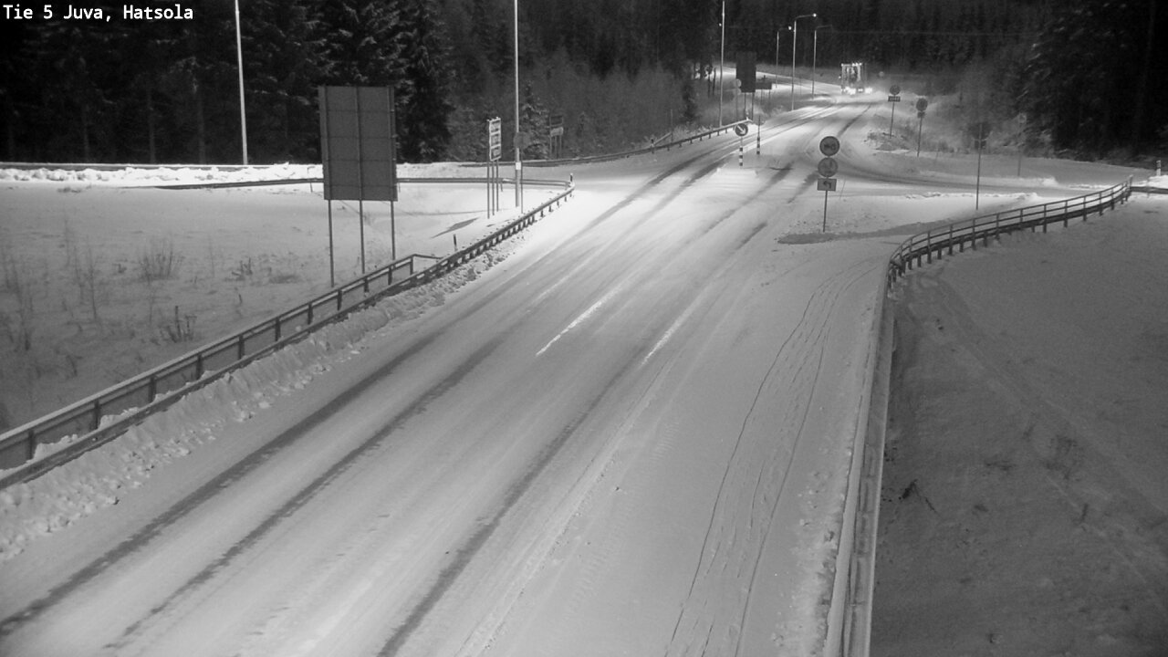 Weather Camera Image Road 5 Juva, Hatsola, Juva, Etelä-Savo