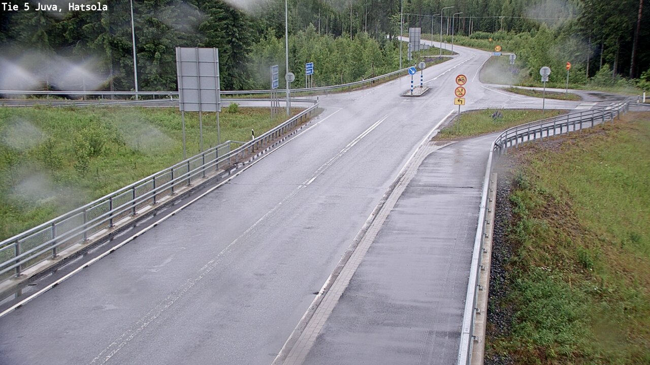 Weather Camera Image Väg 5 Juva, Hatsola, Juva, Etelä-Savo