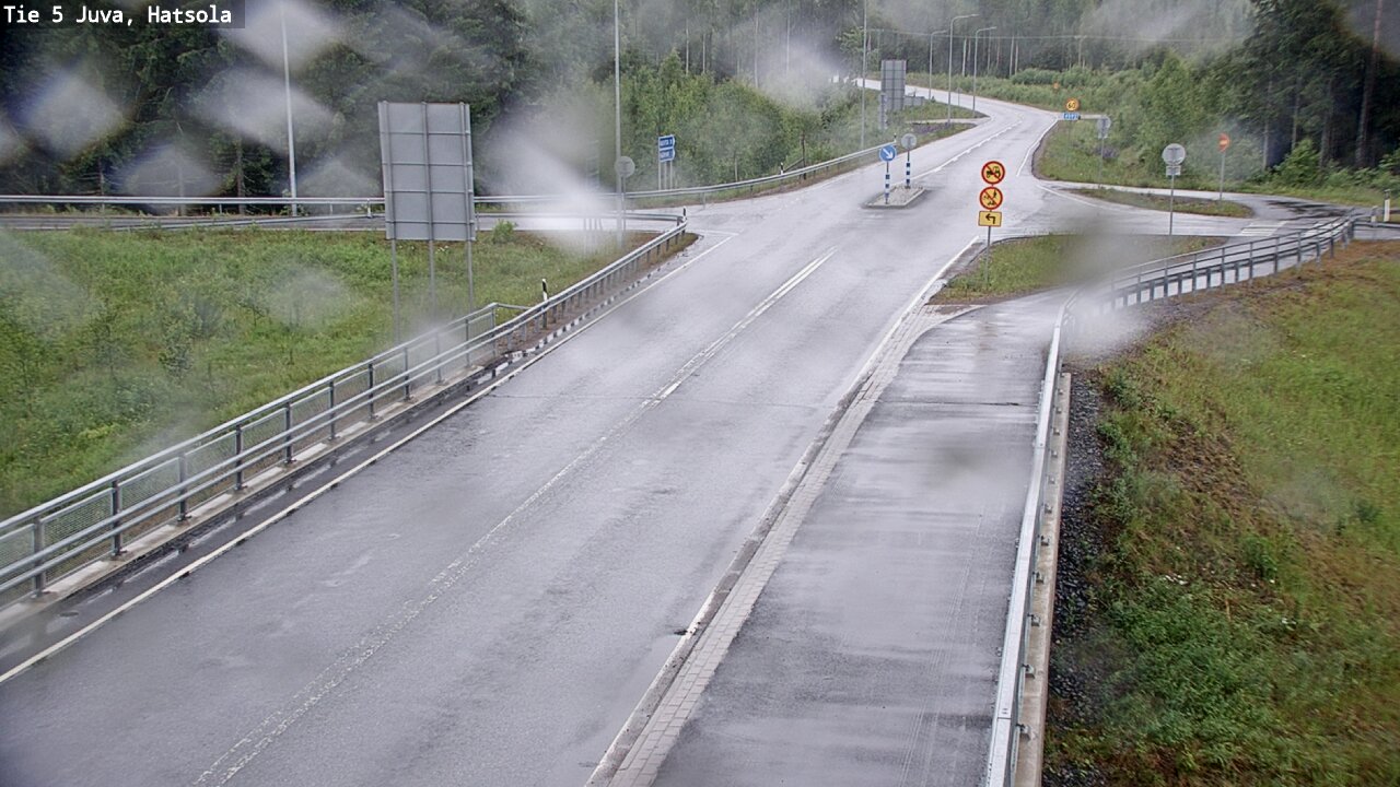 Weather Camera Image Väg 5 Juva, Hatsola, Juva, Etelä-Savo