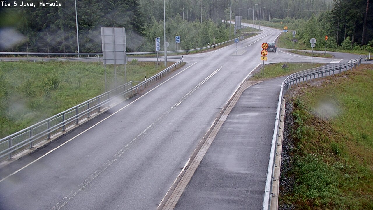 Weather Camera Image Väg 5 Juva, Hatsola, Juva, Etelä-Savo