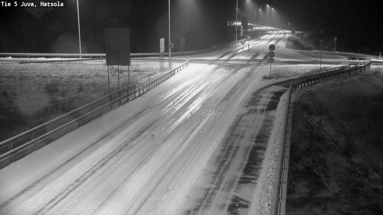 Weather Camera Image Väg 5 Juva, Hatsola, Juva, Etelä-Savo