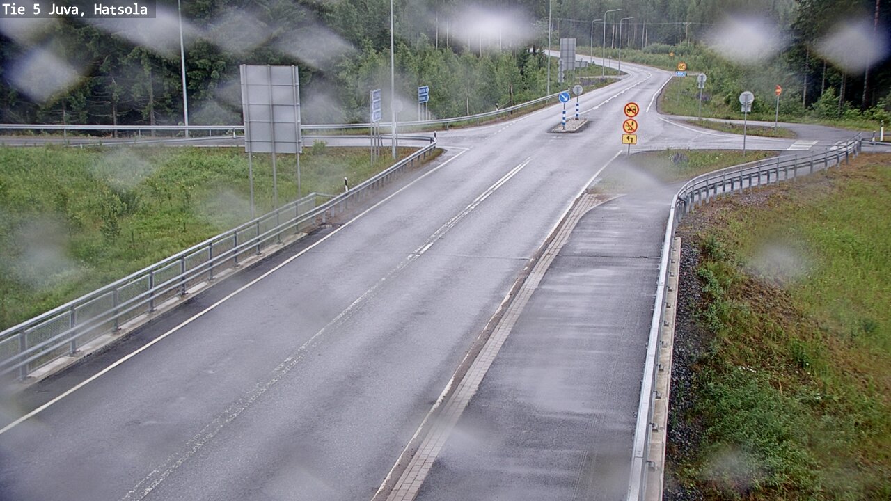 Weather Camera Image Väg 5 Juva, Hatsola, Juva, Etelä-Savo