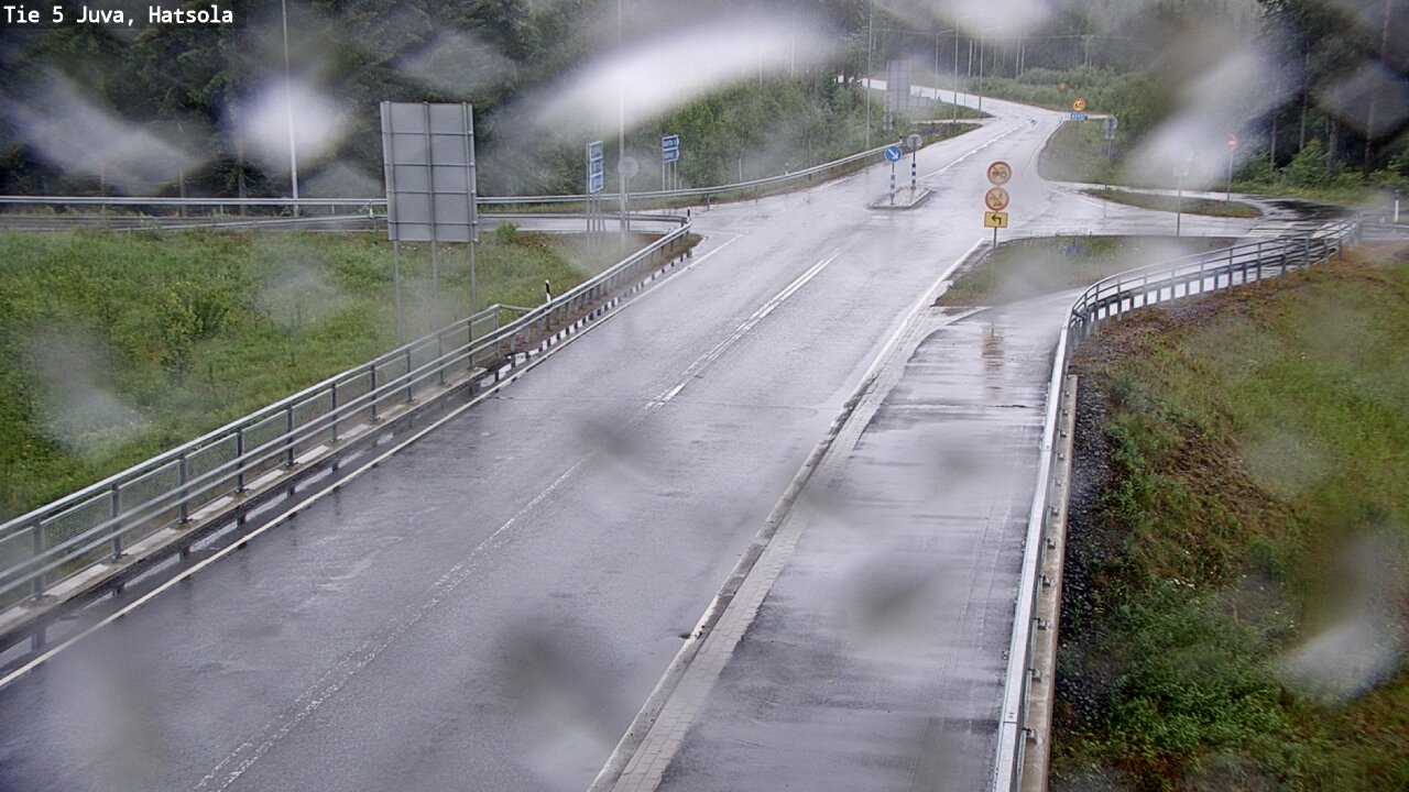 Weather Camera Image Väg 5 Juva, Hatsola, Juva, Etelä-Savo