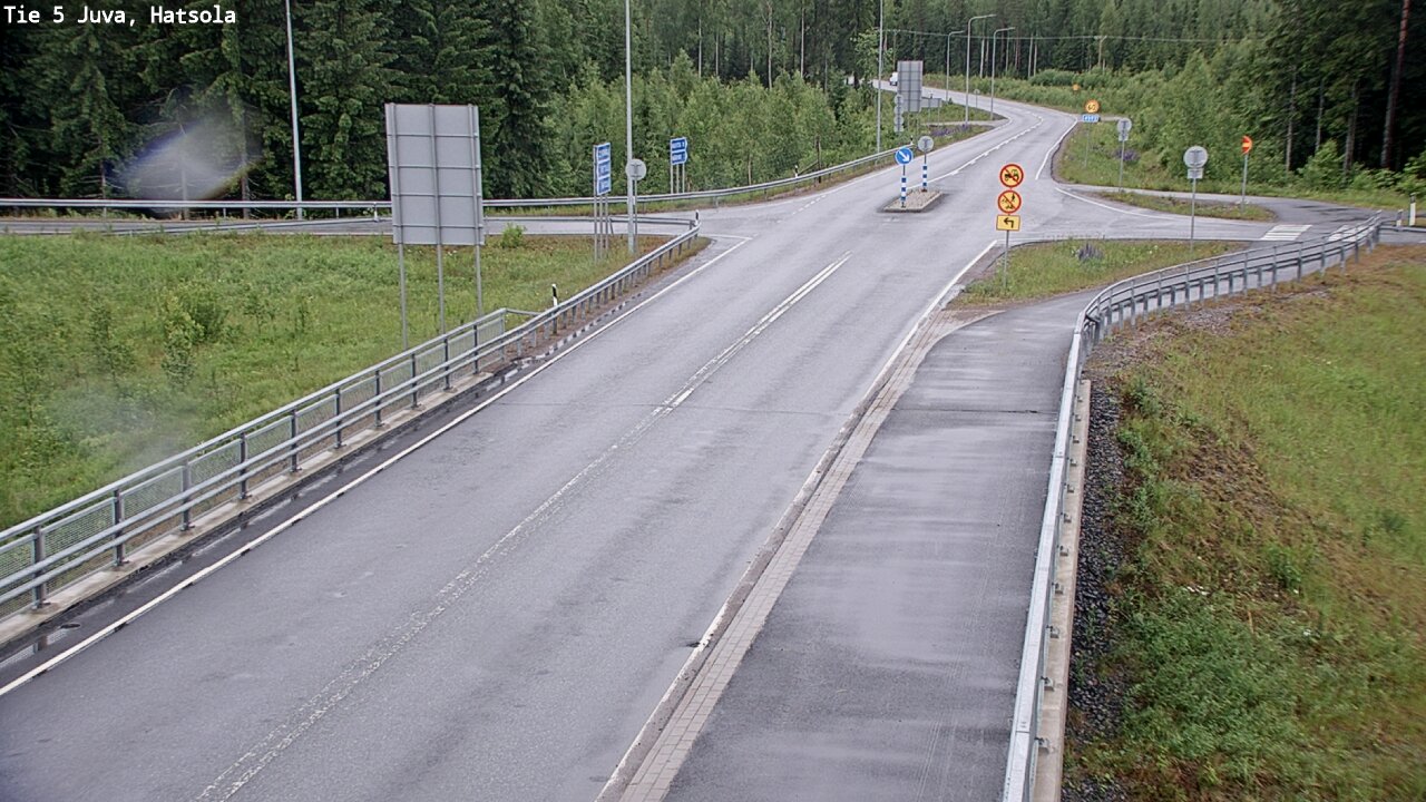 Weather Camera Image Road 5 Juva, Hatsola, Juva, Etelä-Savo