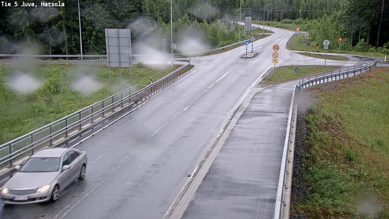 Weather Camera Image Väg 5 Juva, Hatsola, Juva, Etelä-Savo