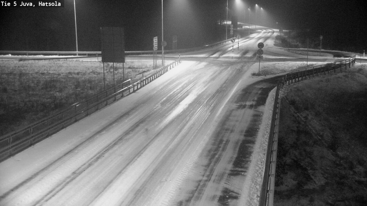Weather Camera Image Väg 5 Juva, Hatsola, Juva, Etelä-Savo