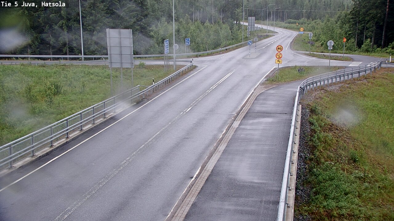 Weather Camera Image Väg 5 Juva, Hatsola, Juva, Etelä-Savo