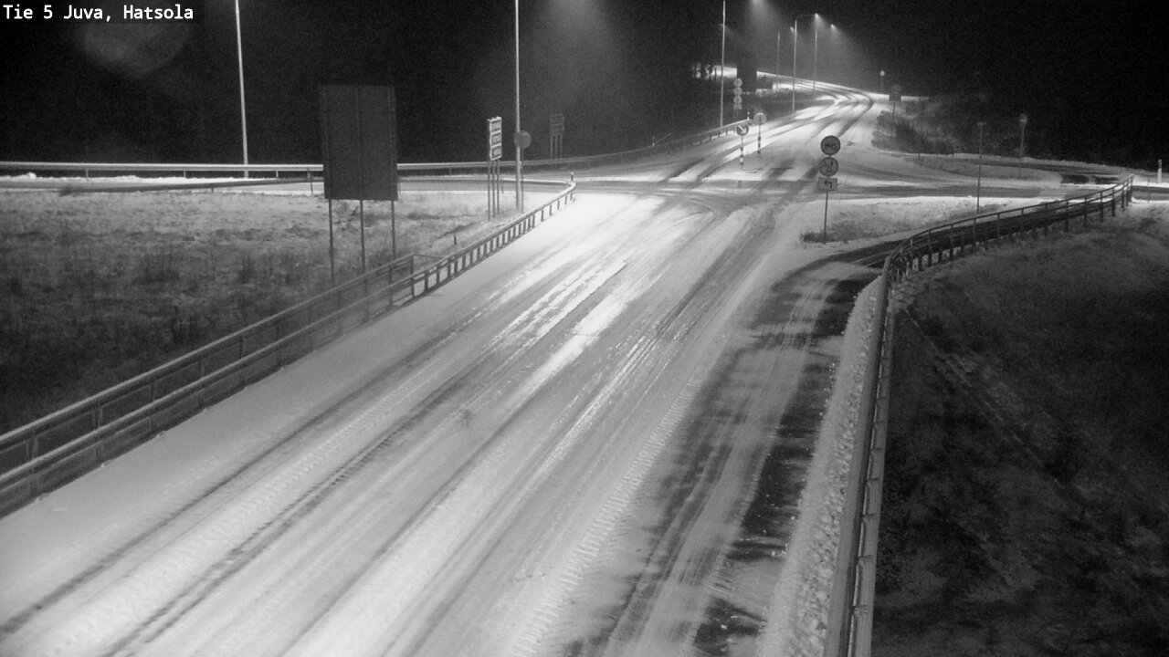Weather Camera Image Väg 5 Juva, Hatsola, Juva, Etelä-Savo