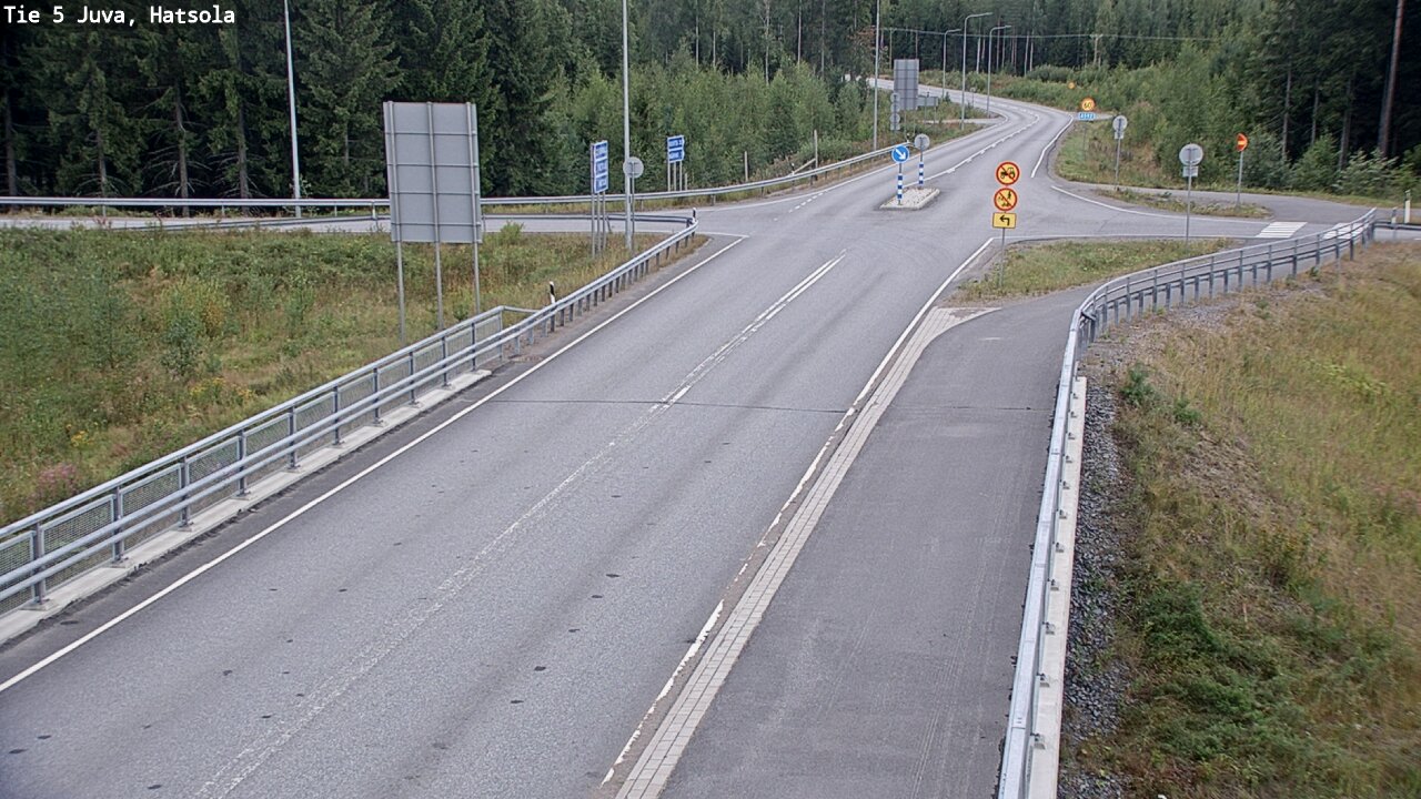 Weather Camera Image Road 5 Juva, Hatsola, Juva, Etelä-Savo