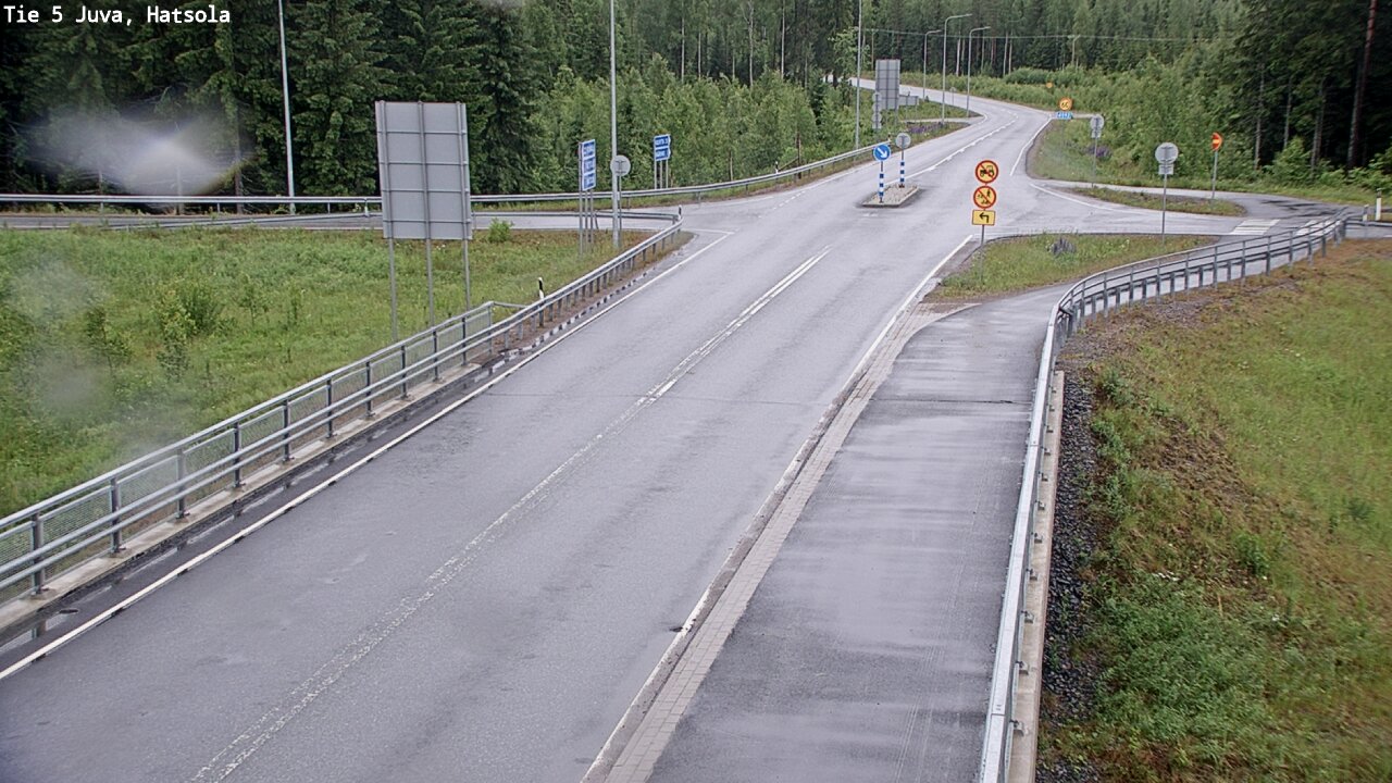 Weather Camera Image Väg 5 Juva, Hatsola, Juva, Etelä-Savo