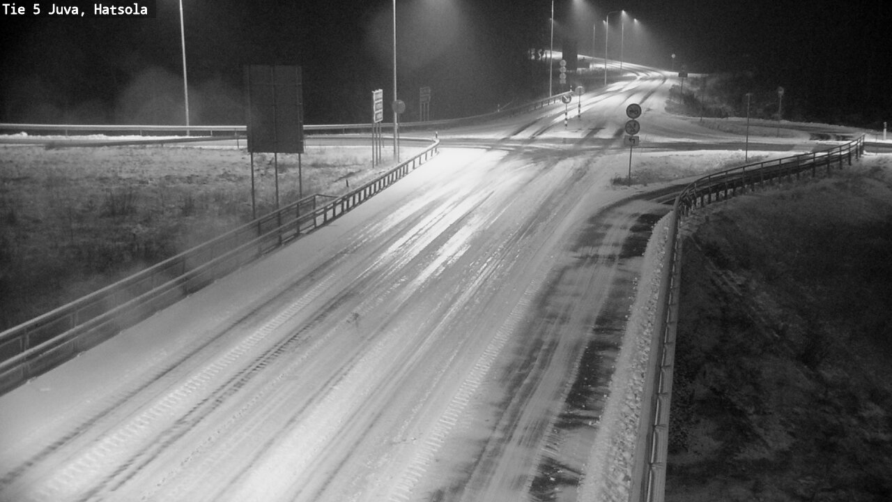 Weather Camera Image Väg 5 Juva, Hatsola, Juva, Etelä-Savo