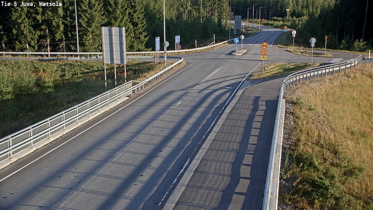 Weather Camera Image Väg 5 Juva, Hatsola, Juva, Etelä-Savo