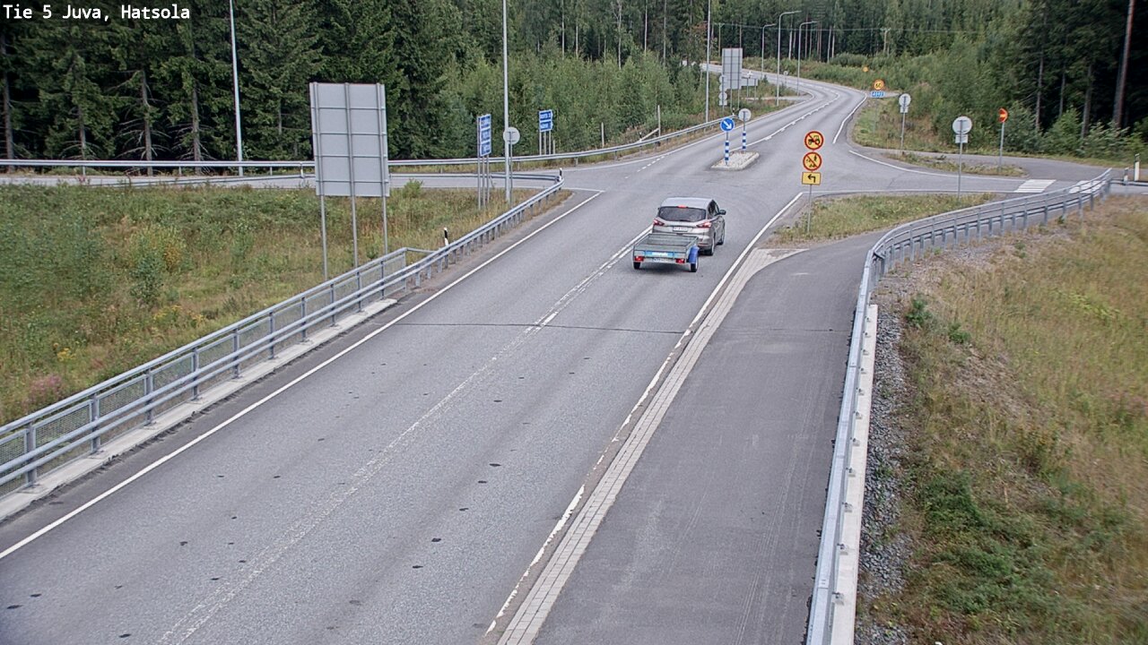 Weather Camera Image Road 5 Juva, Hatsola, Juva, Etelä-Savo