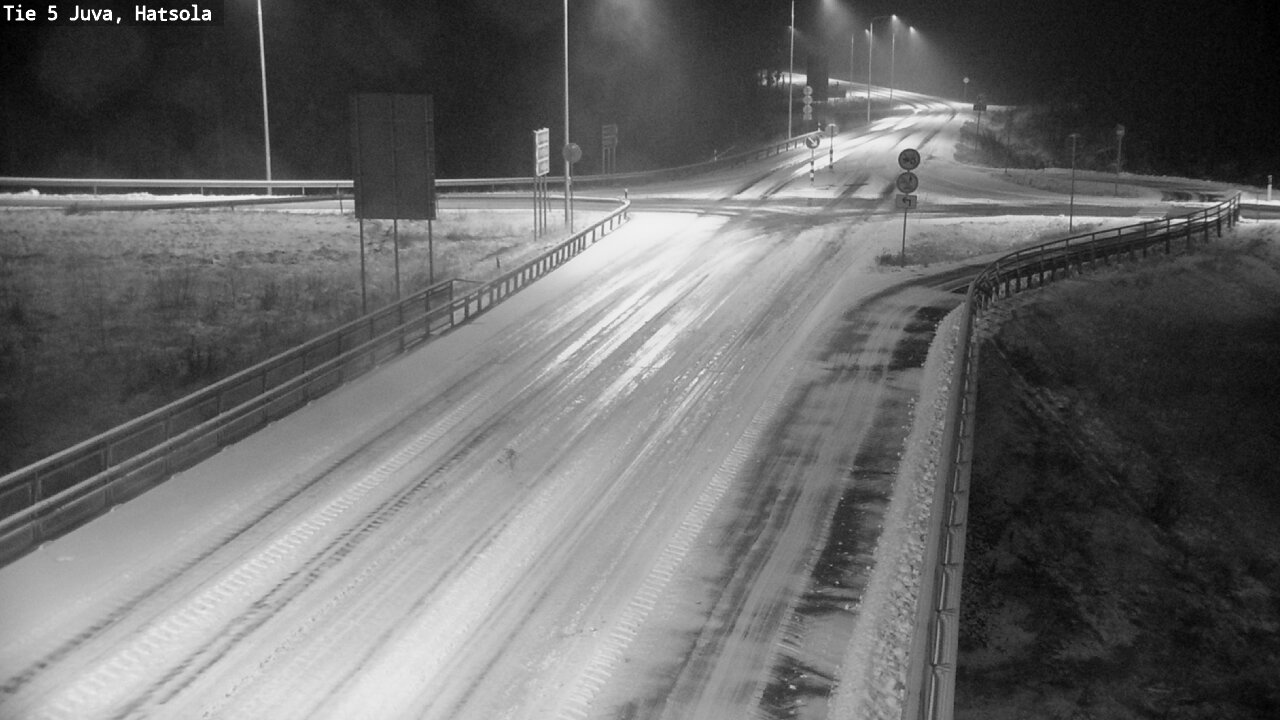 Weather Camera Image Väg 5 Juva, Hatsola, Juva, Etelä-Savo