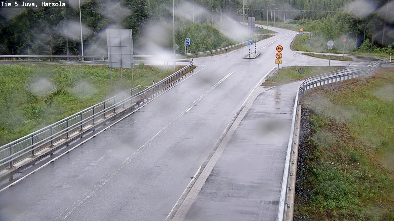 Weather Camera Image Väg 5 Juva, Hatsola, Juva, Etelä-Savo