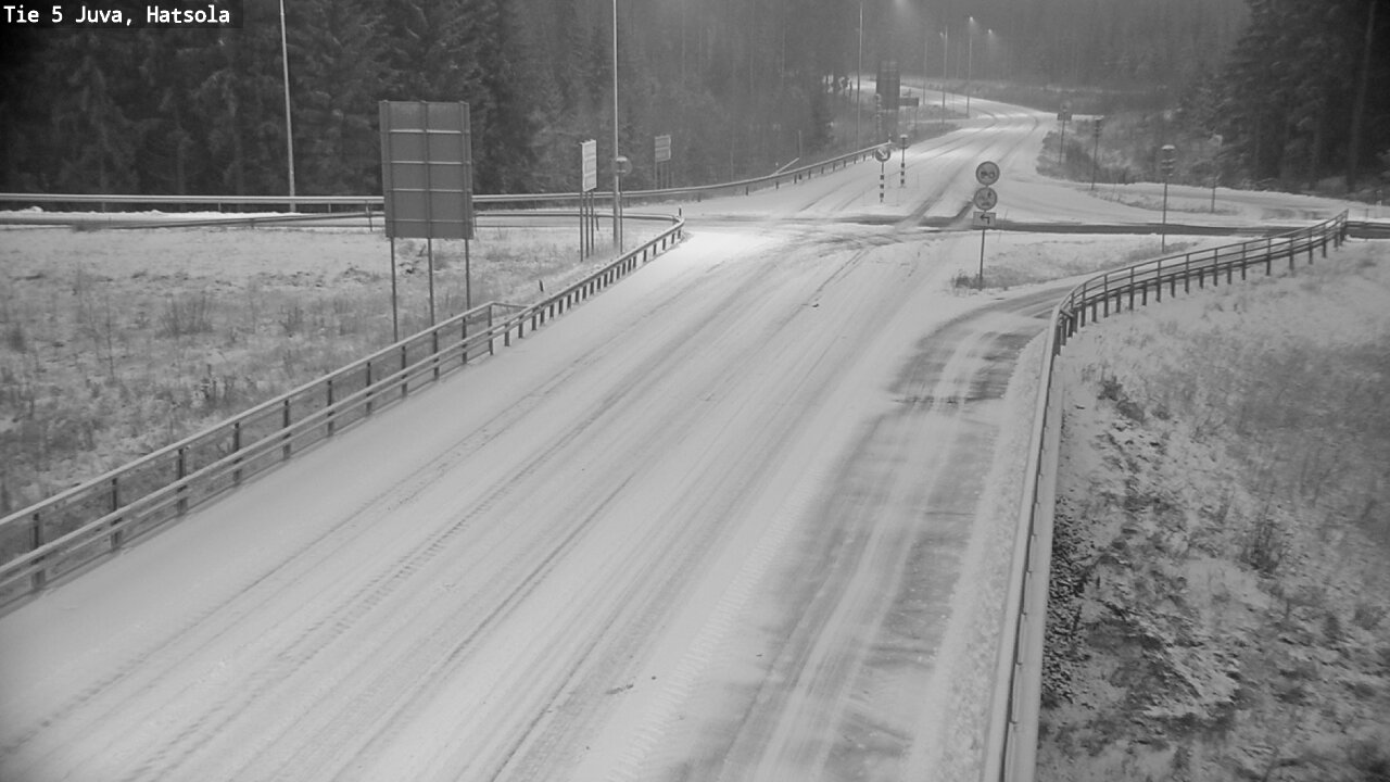 Weather Camera Image Väg 5 Juva, Hatsola, Juva, Etelä-Savo