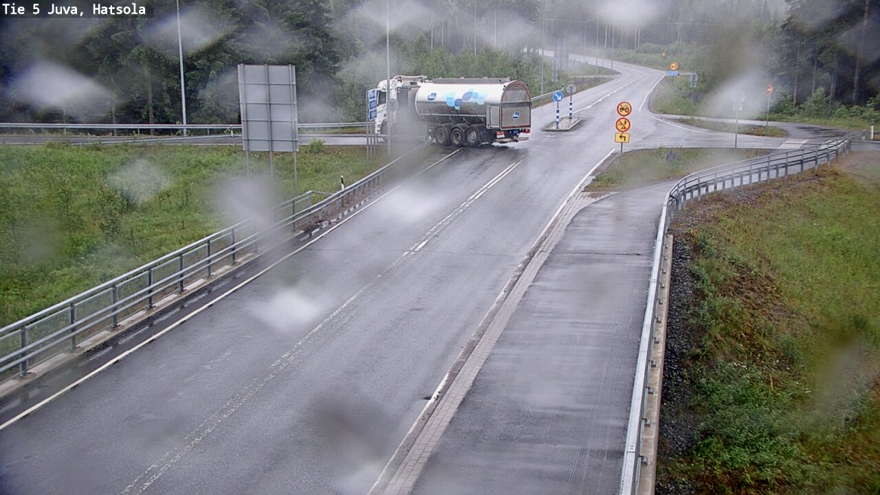 Weather Camera Image Väg 5 Juva, Hatsola, Juva, Etelä-Savo