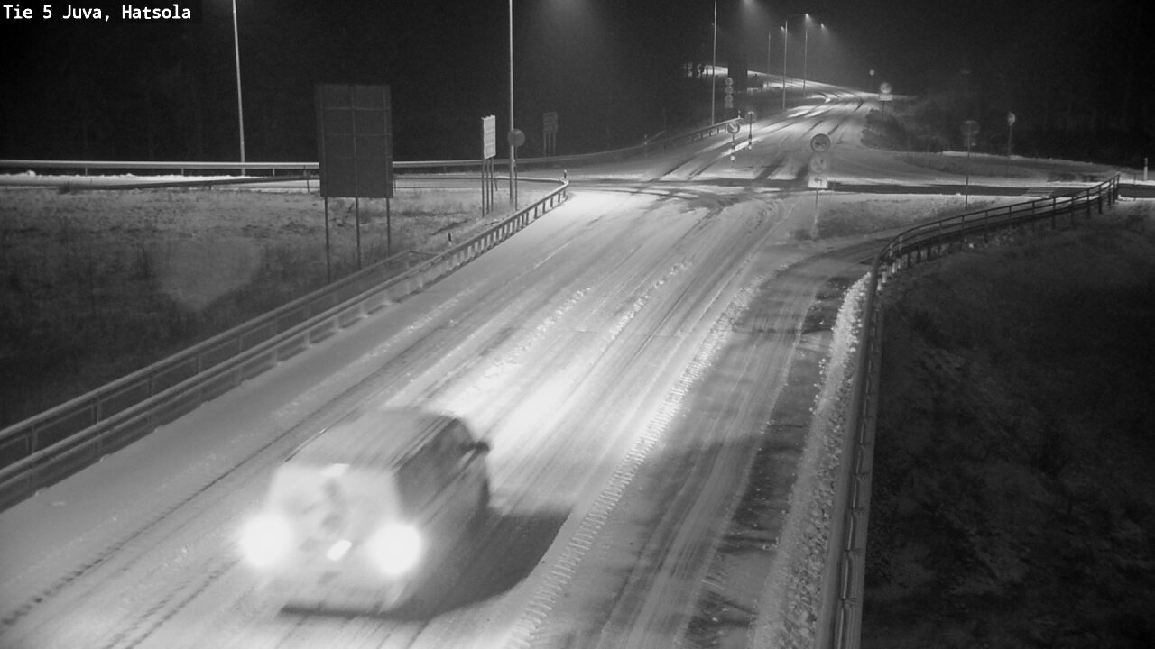 Weather Camera Image Väg 5 Juva, Hatsola, Juva, Etelä-Savo