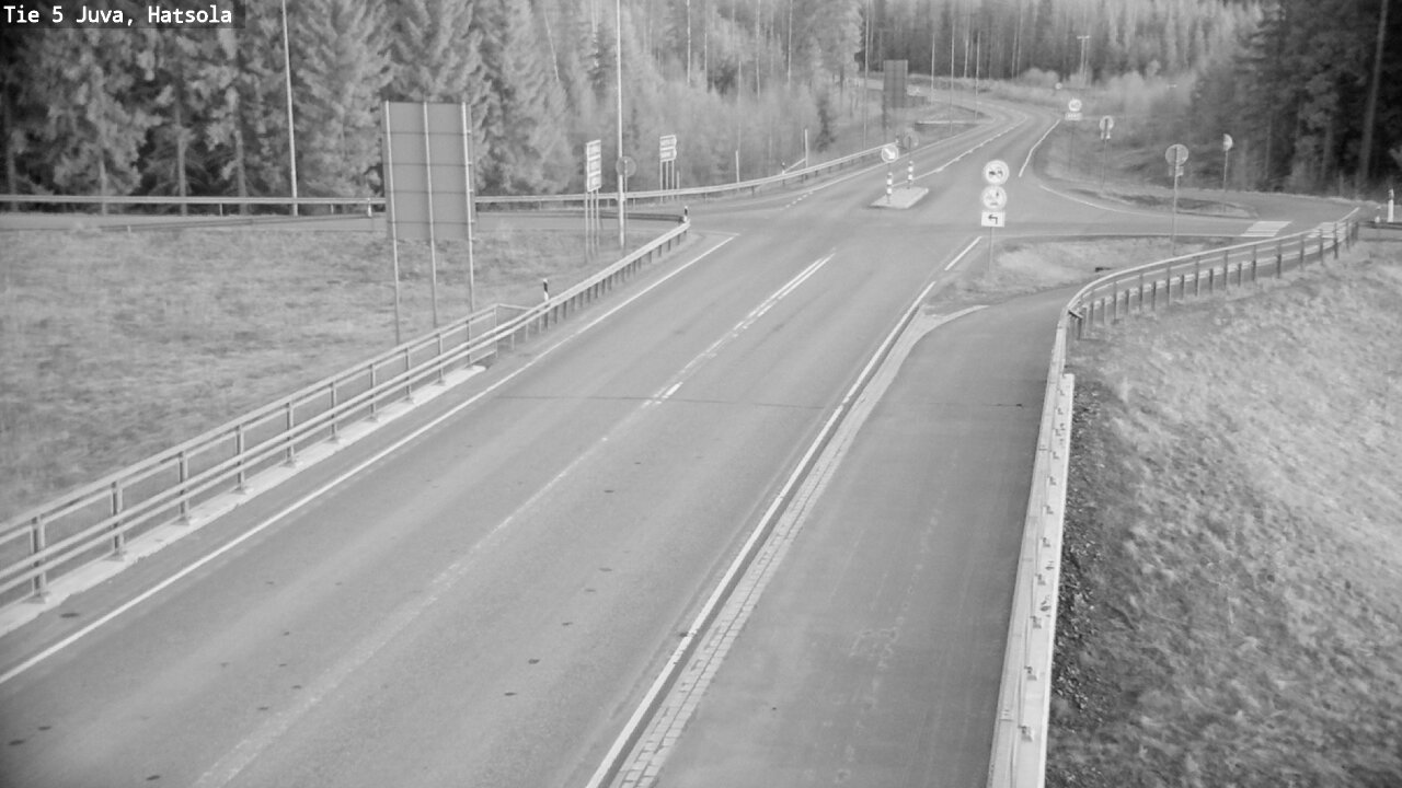 Weather Camera Image Road 5 Juva, Hatsola, Juva, Etelä-Savo