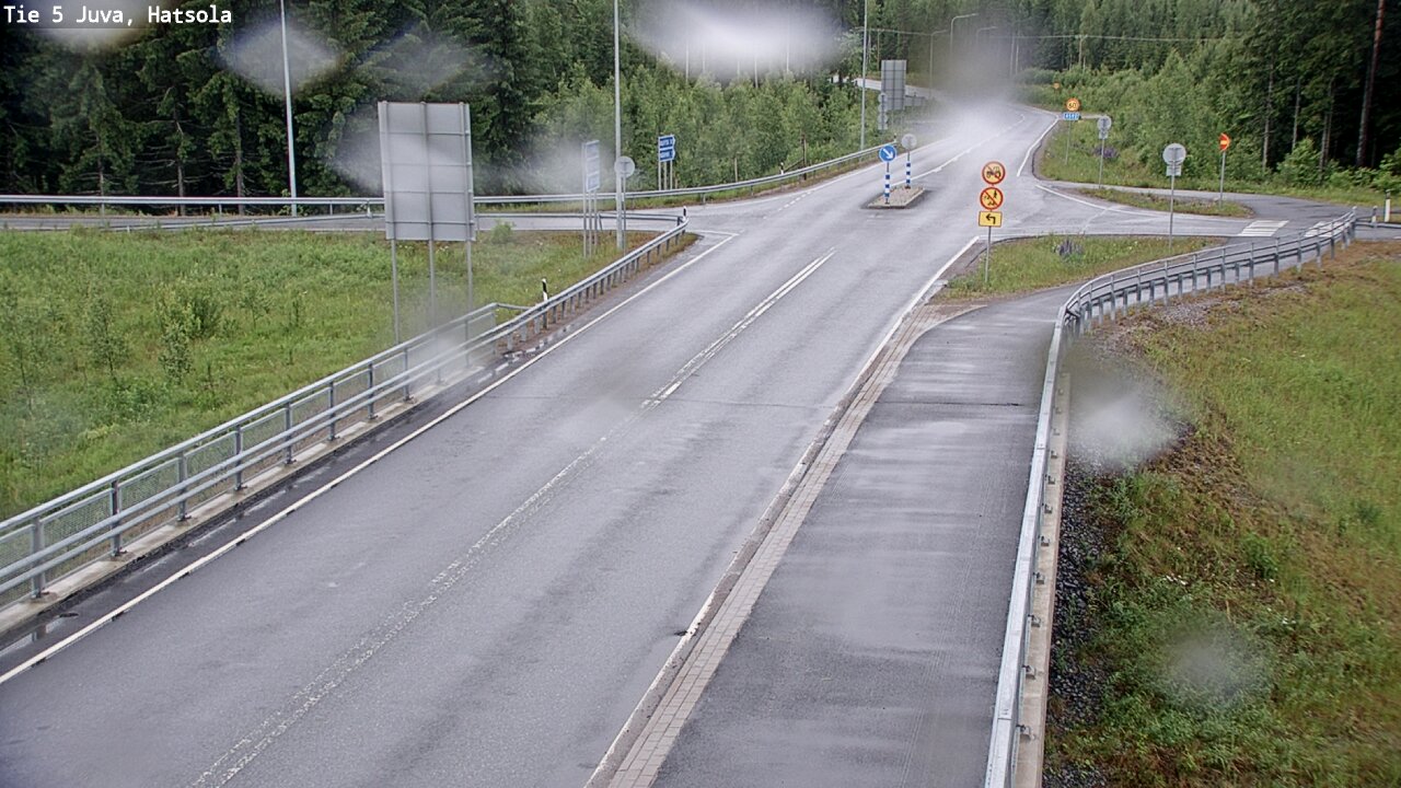 Weather Camera Image Väg 5 Juva, Hatsola, Juva, Etelä-Savo