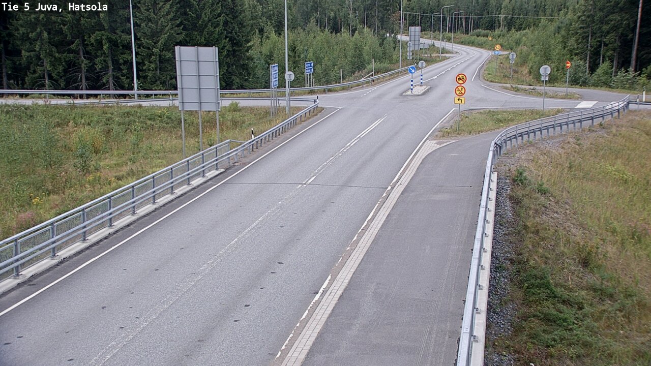Weather Camera Image Road 5 Juva, Hatsola, Juva, Etelä-Savo