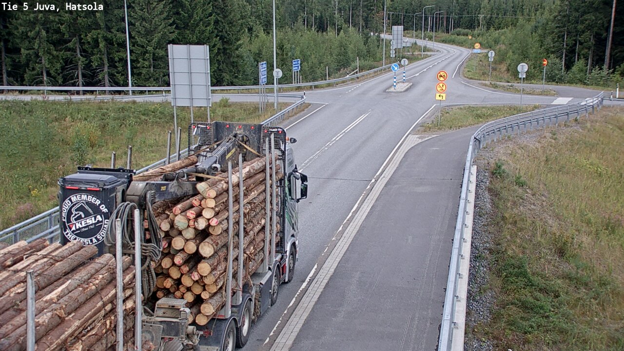 Weather Camera Image Road 5 Juva, Hatsola, Juva, Etelä-Savo
