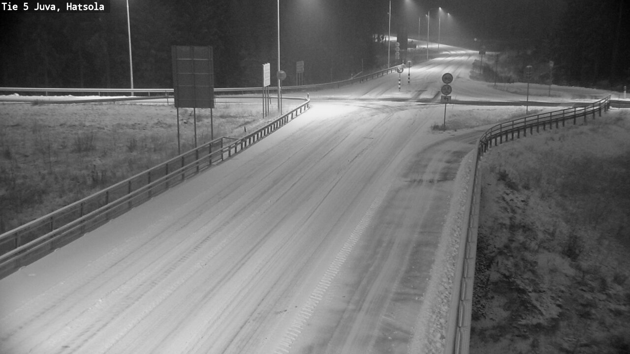 Weather Camera Image Väg 5 Juva, Hatsola, Juva, Etelä-Savo